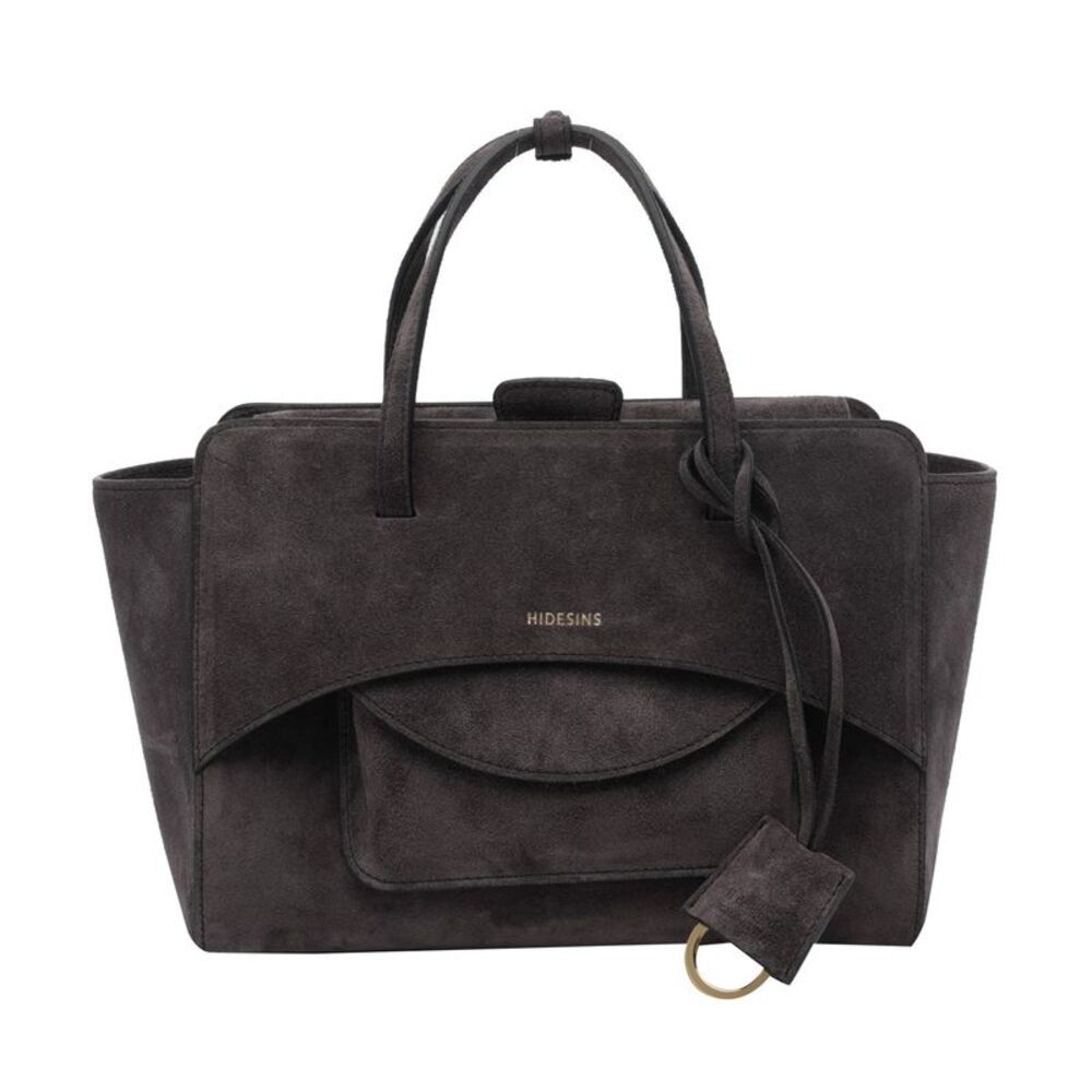 Hidesins Women Medium Suede Flap Handbag